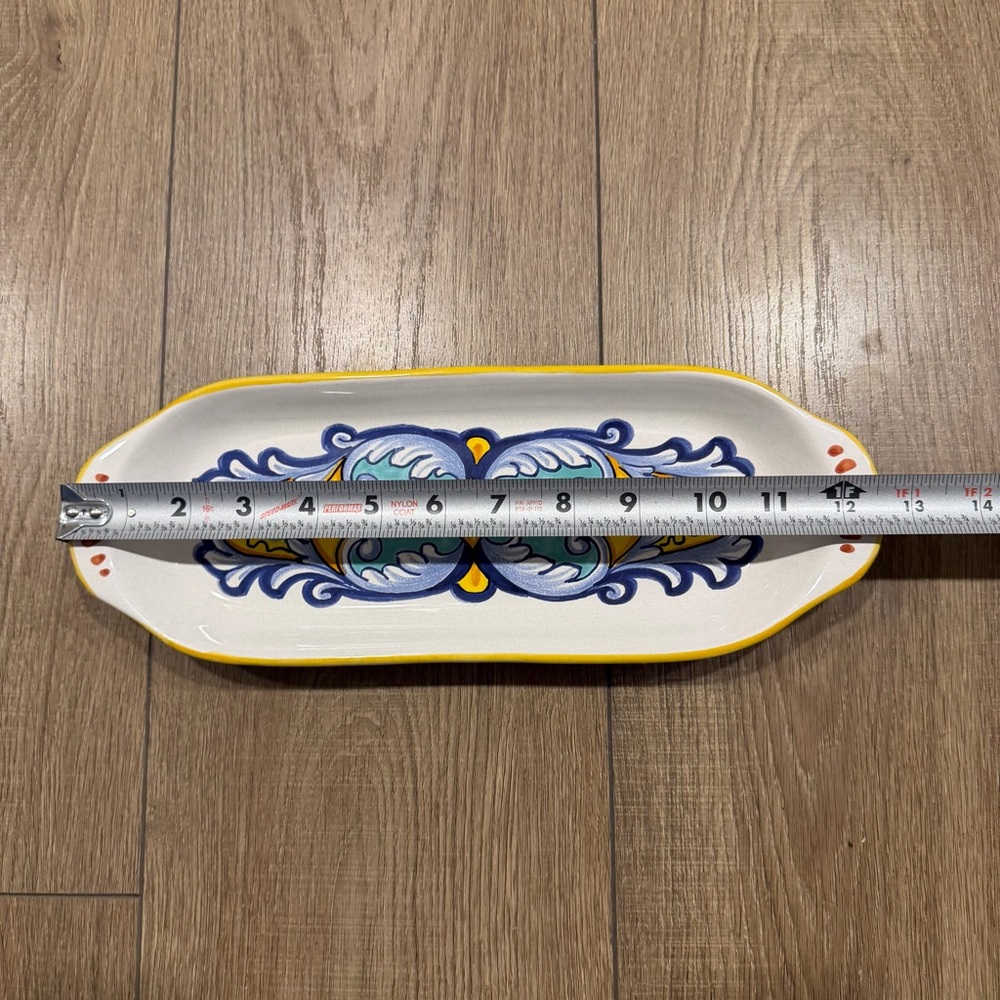 Deruta ceramica nova Colorful Ceramic Serving Platter - Picture 2 of 5